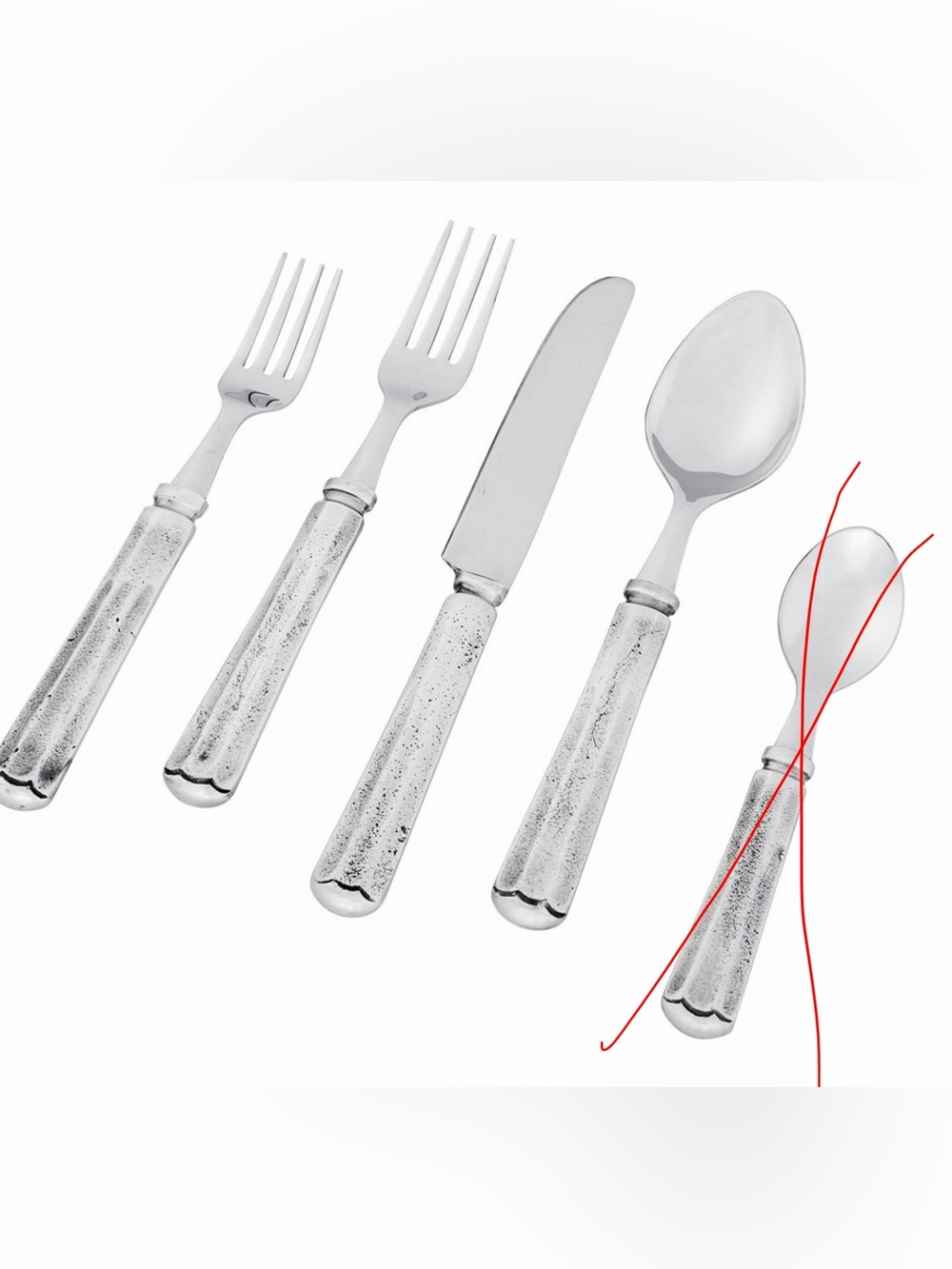 Pottery Barn Tivoli Flatware 16 pieces total - NO TEASPOONS INCLUDED